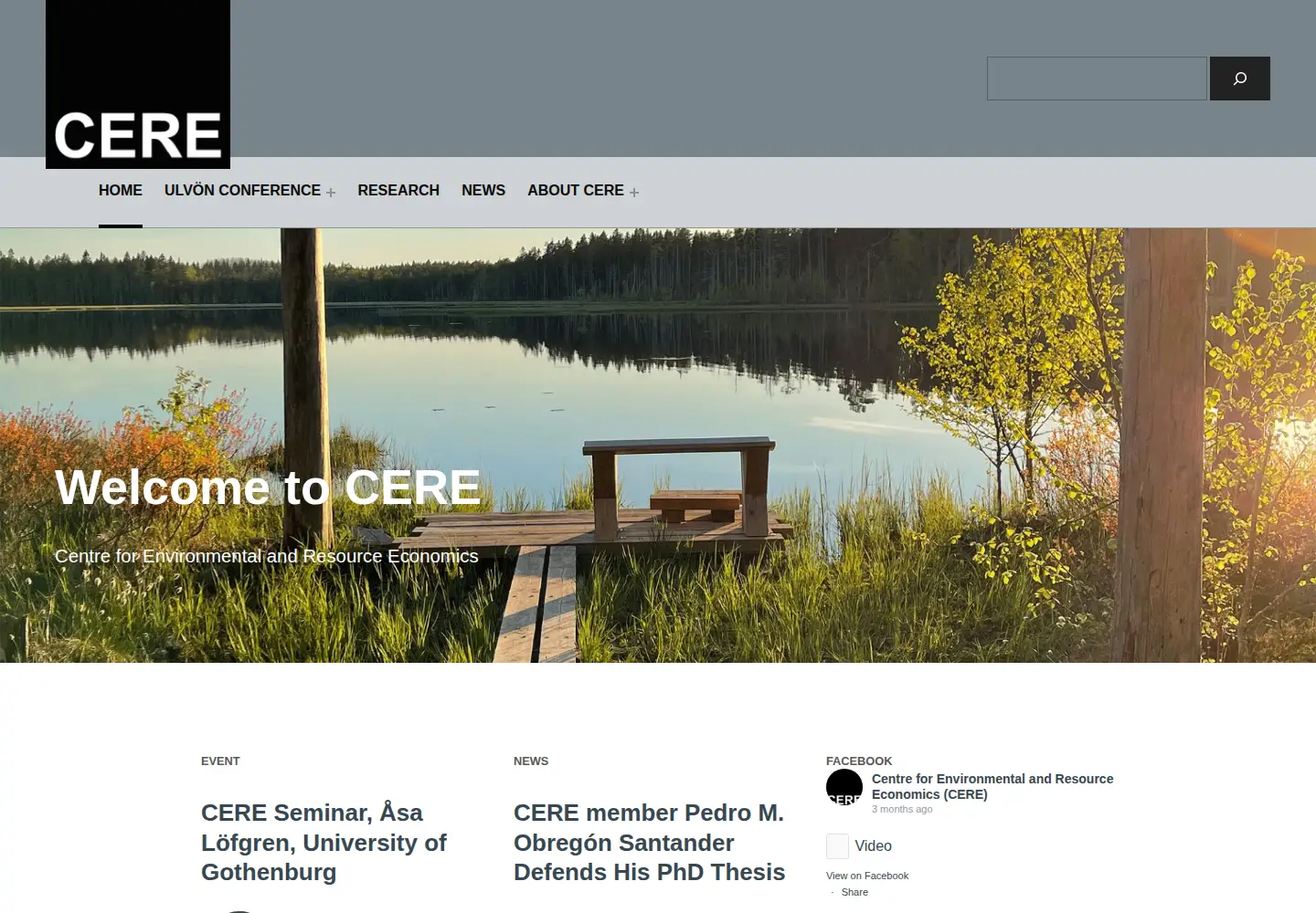 Screenshot of cere.se