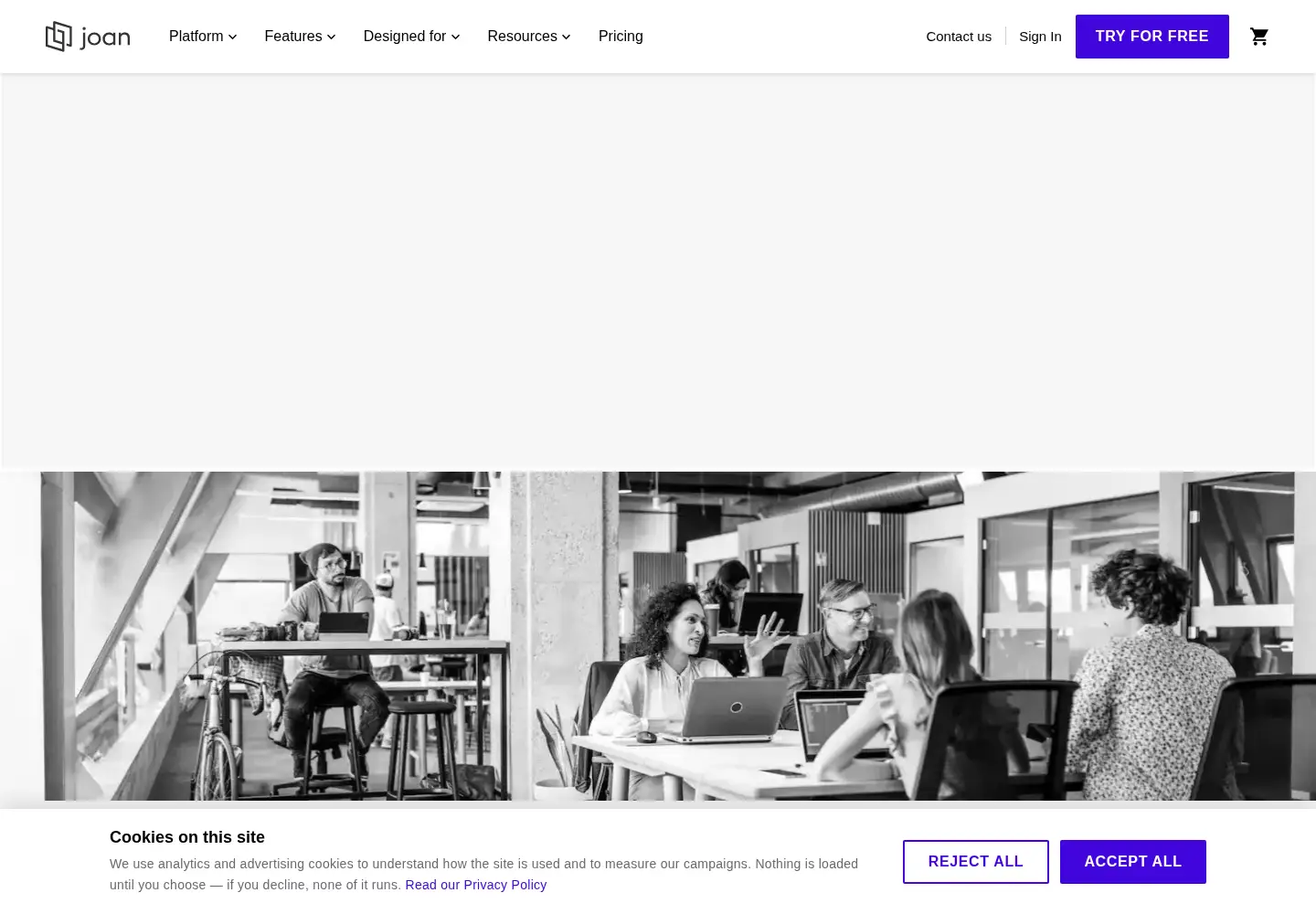 Screenshot of getjoan.com