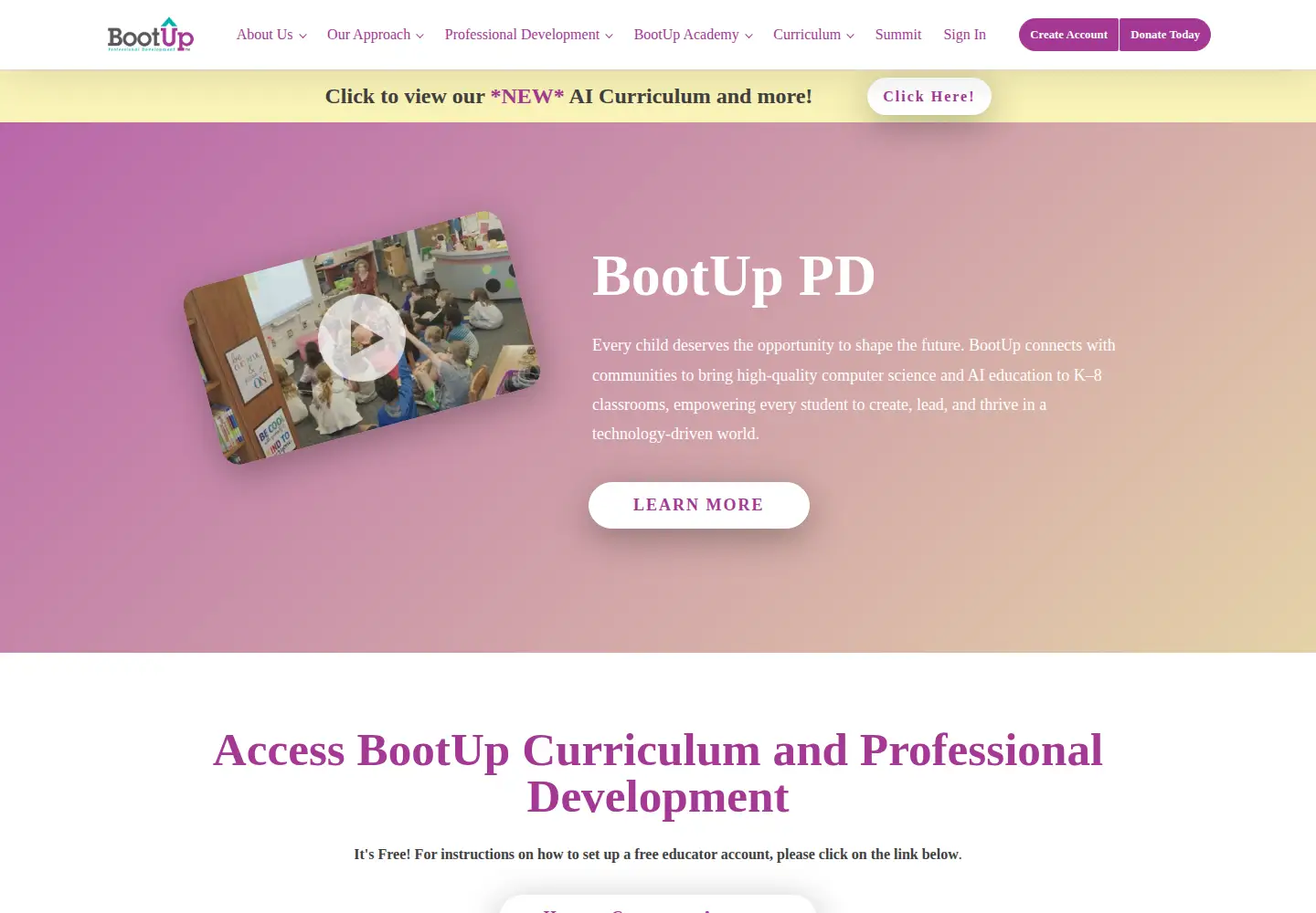 Screenshot of bootuppd.org