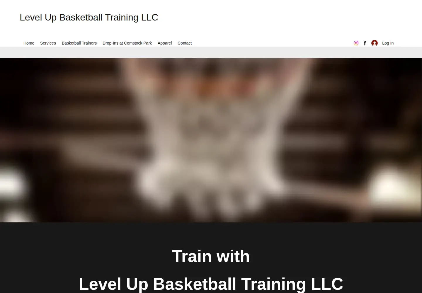 Screenshot of levelupbasketballtrainingllc.com