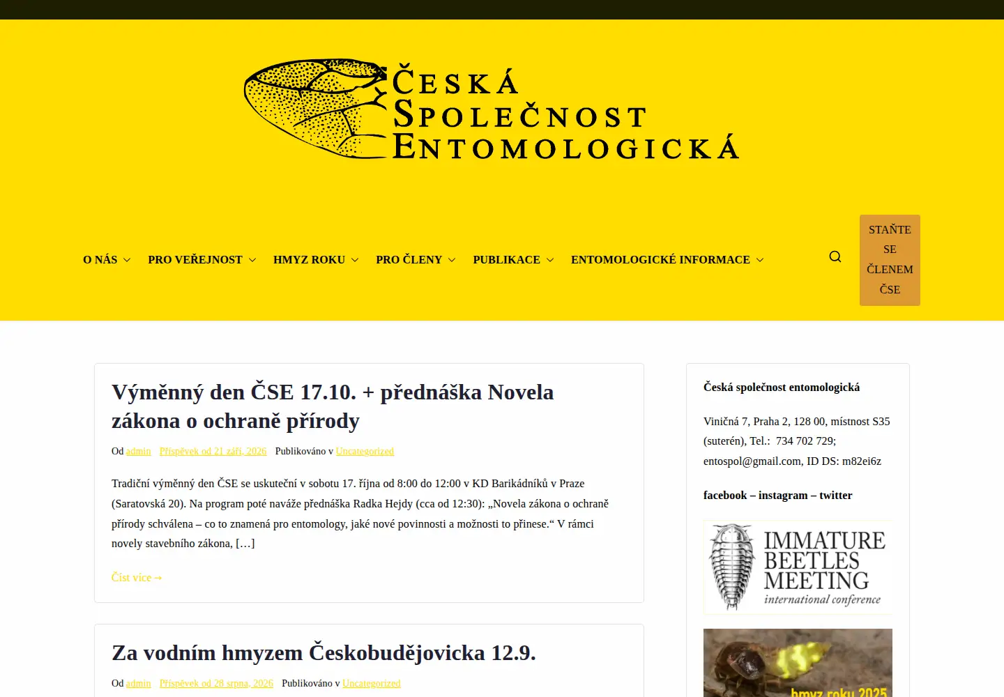 Screenshot of entospol.cz