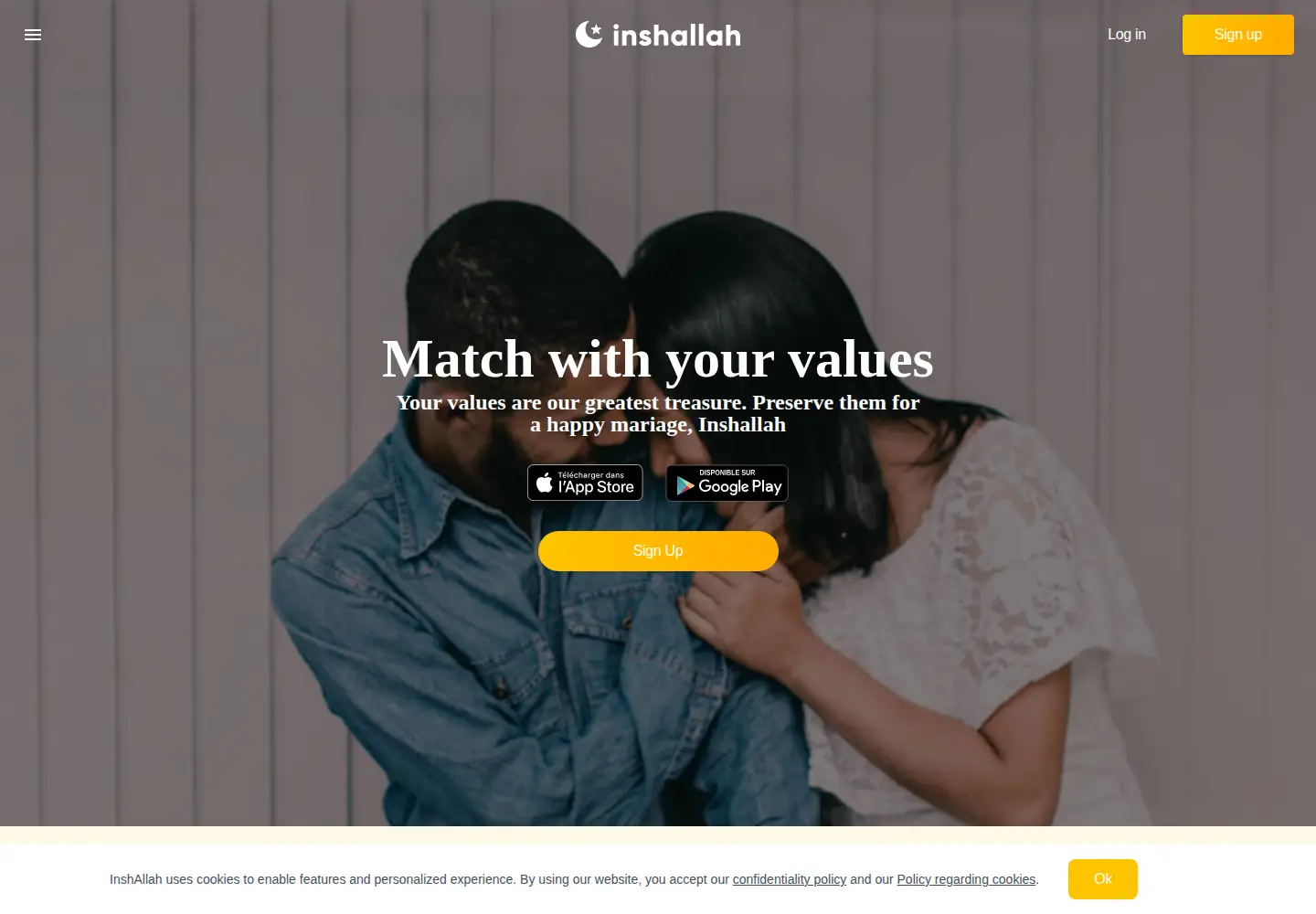 Screenshot of inshallah.com