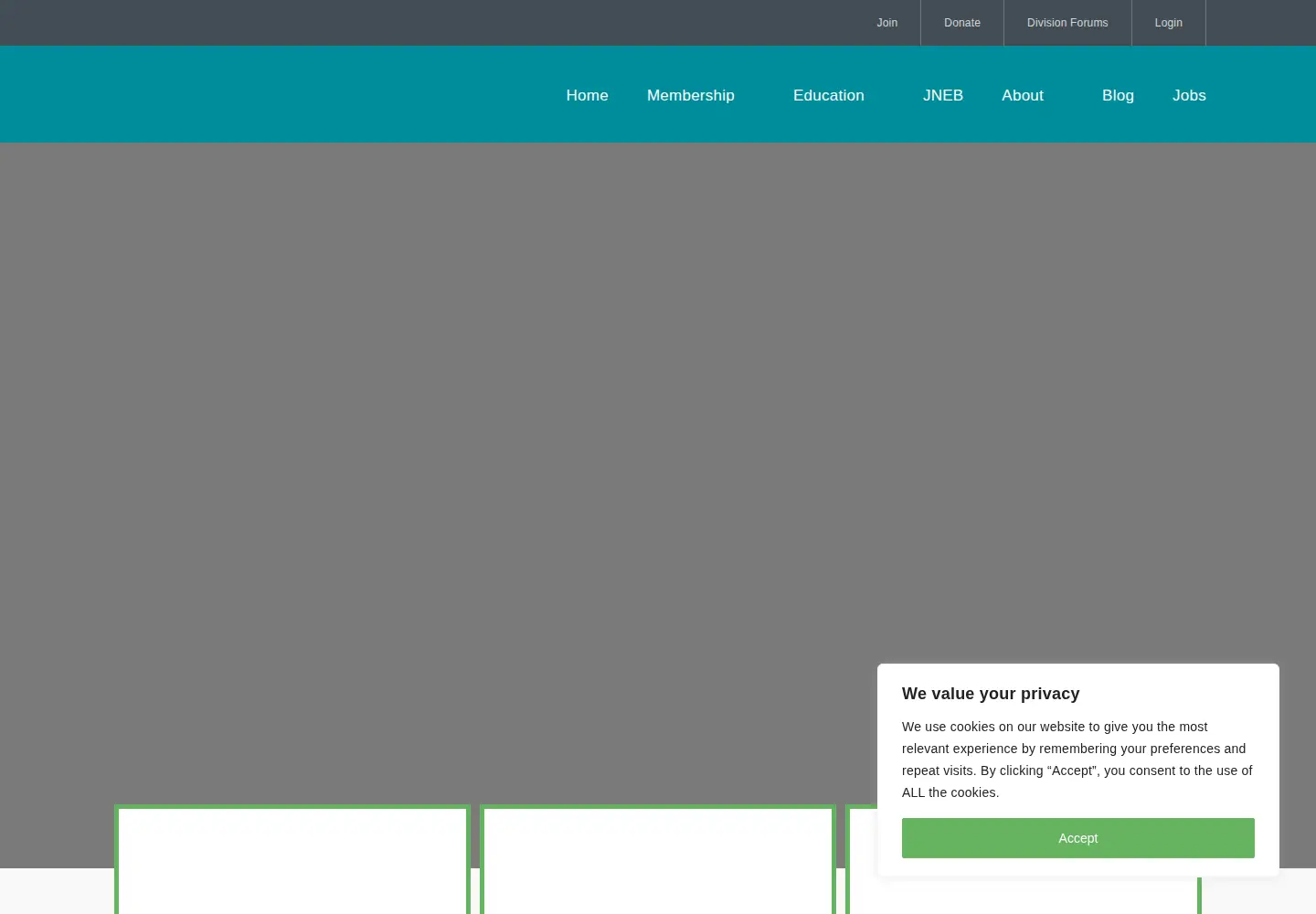 Screenshot of sne.org