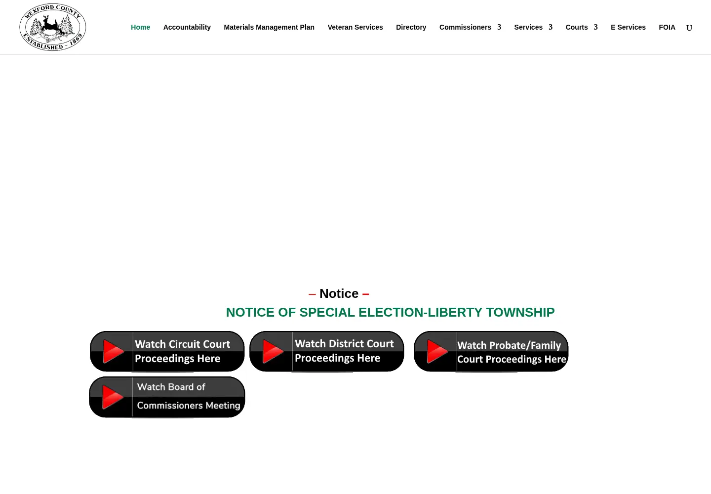 Screenshot of wexfordcounty.org