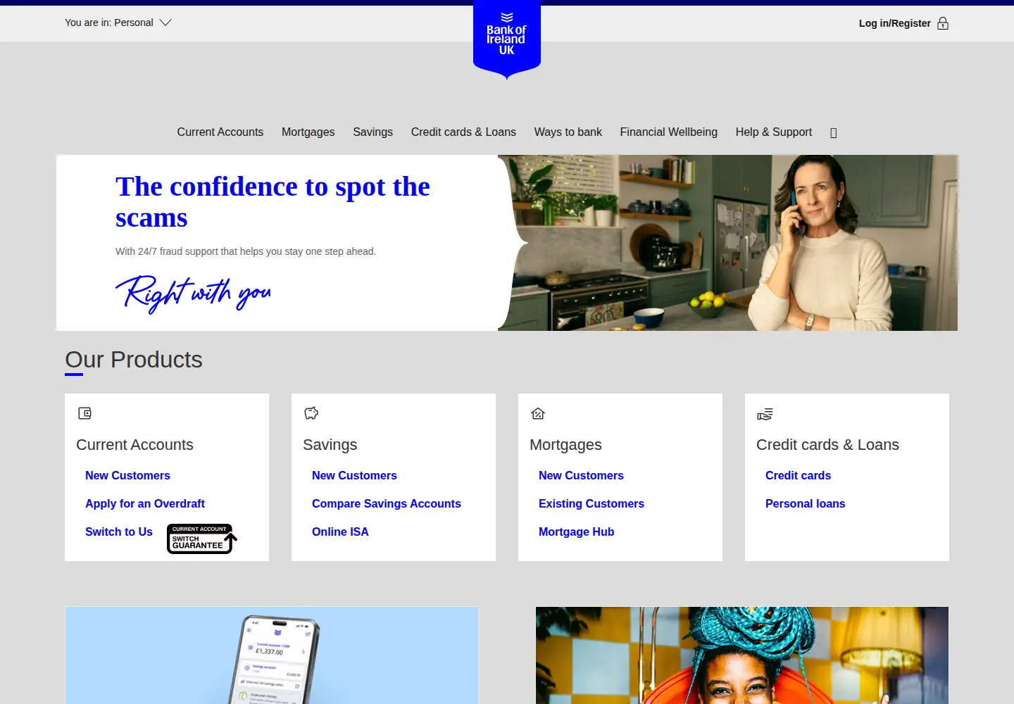 Screenshot of bankofirelanduk.com