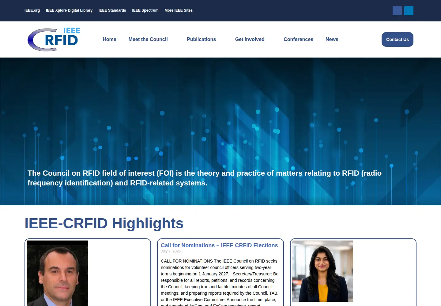 Screenshot of ieee-rfid.org
