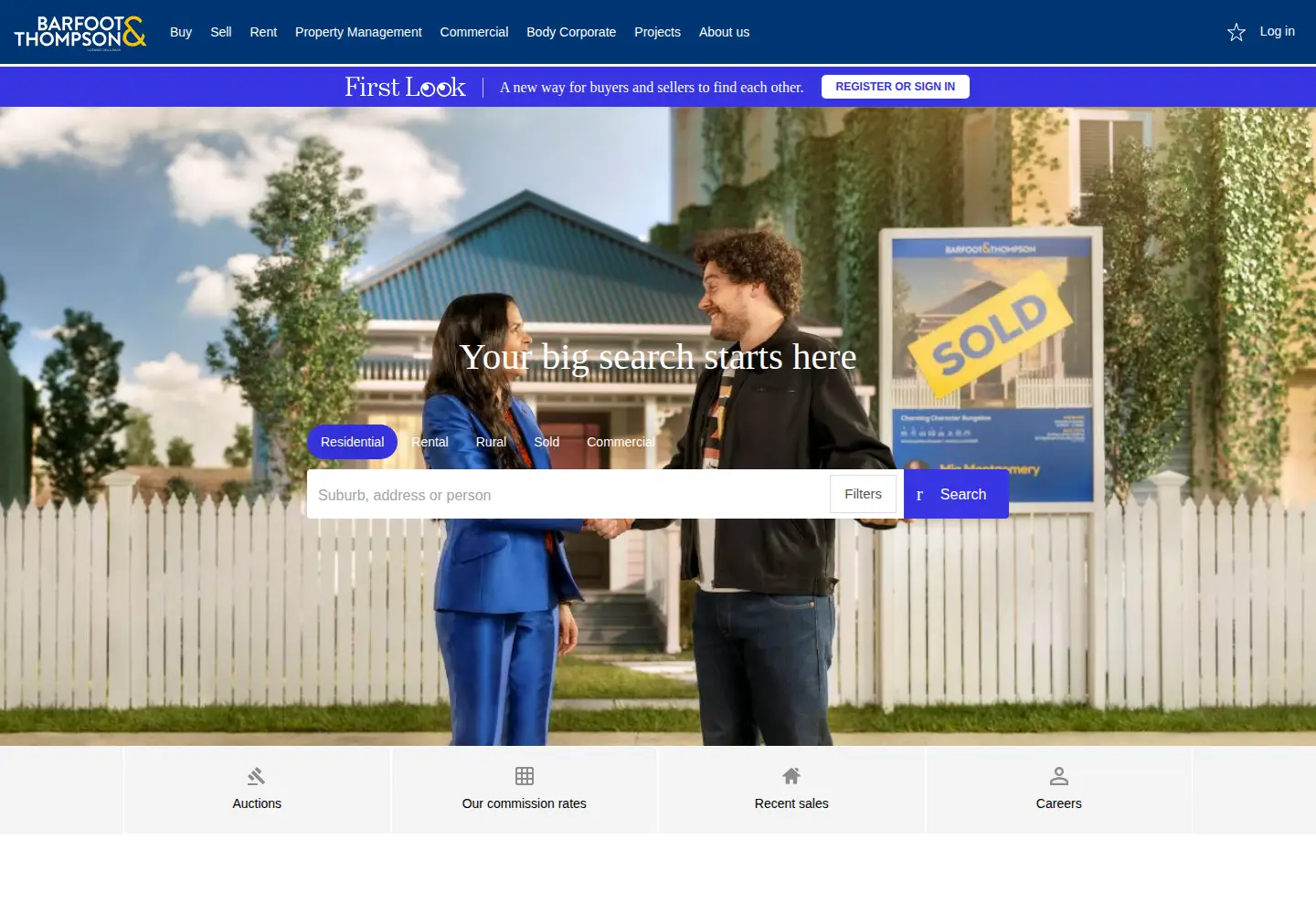 Screenshot of barfoot.co.nz
