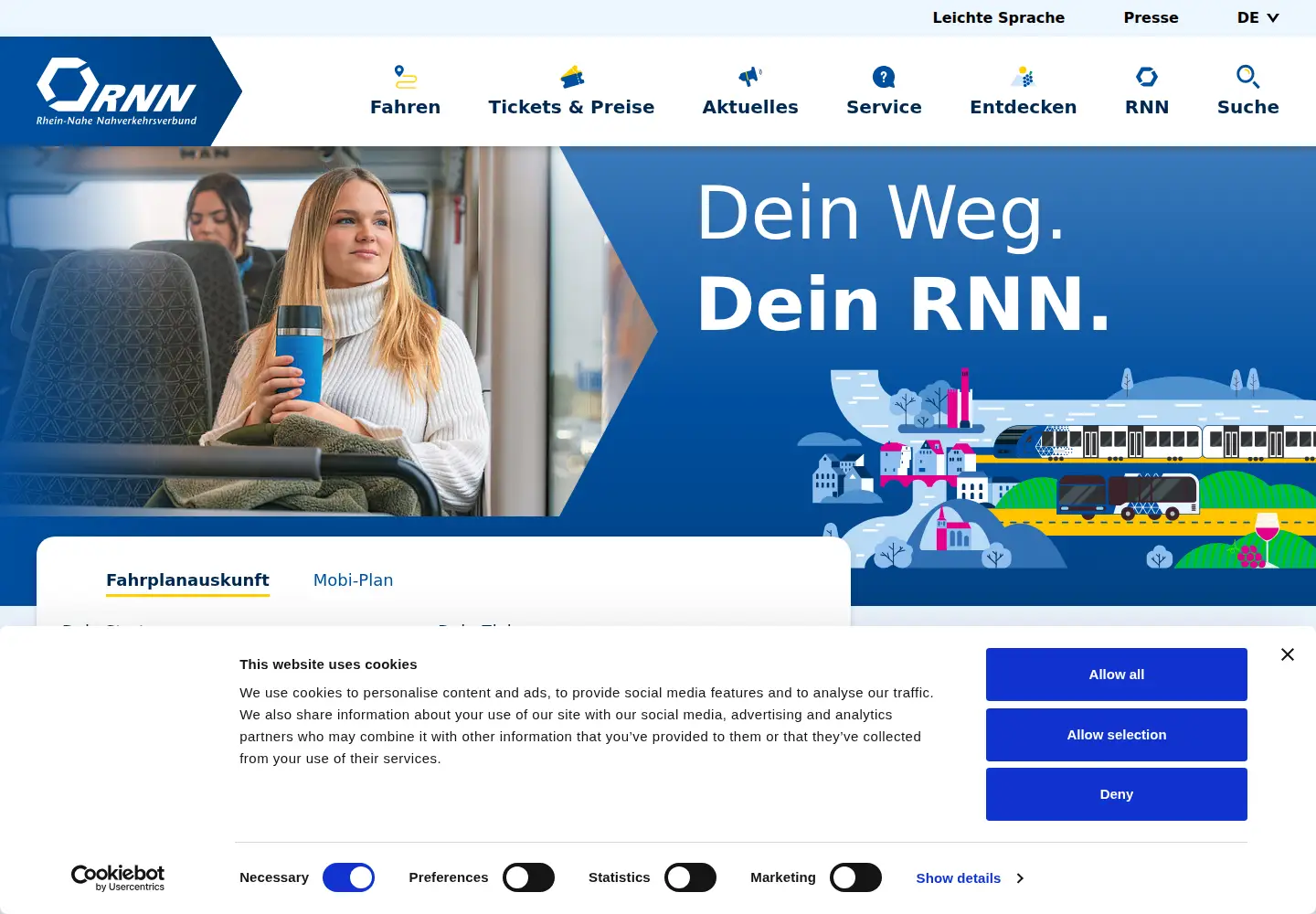 Screenshot of rnn.info