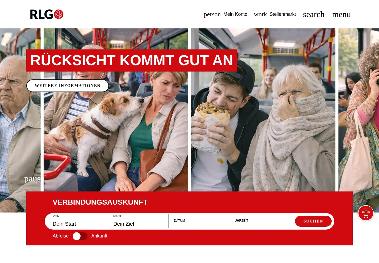 Captured homepage of rlg-online.de in the current scan