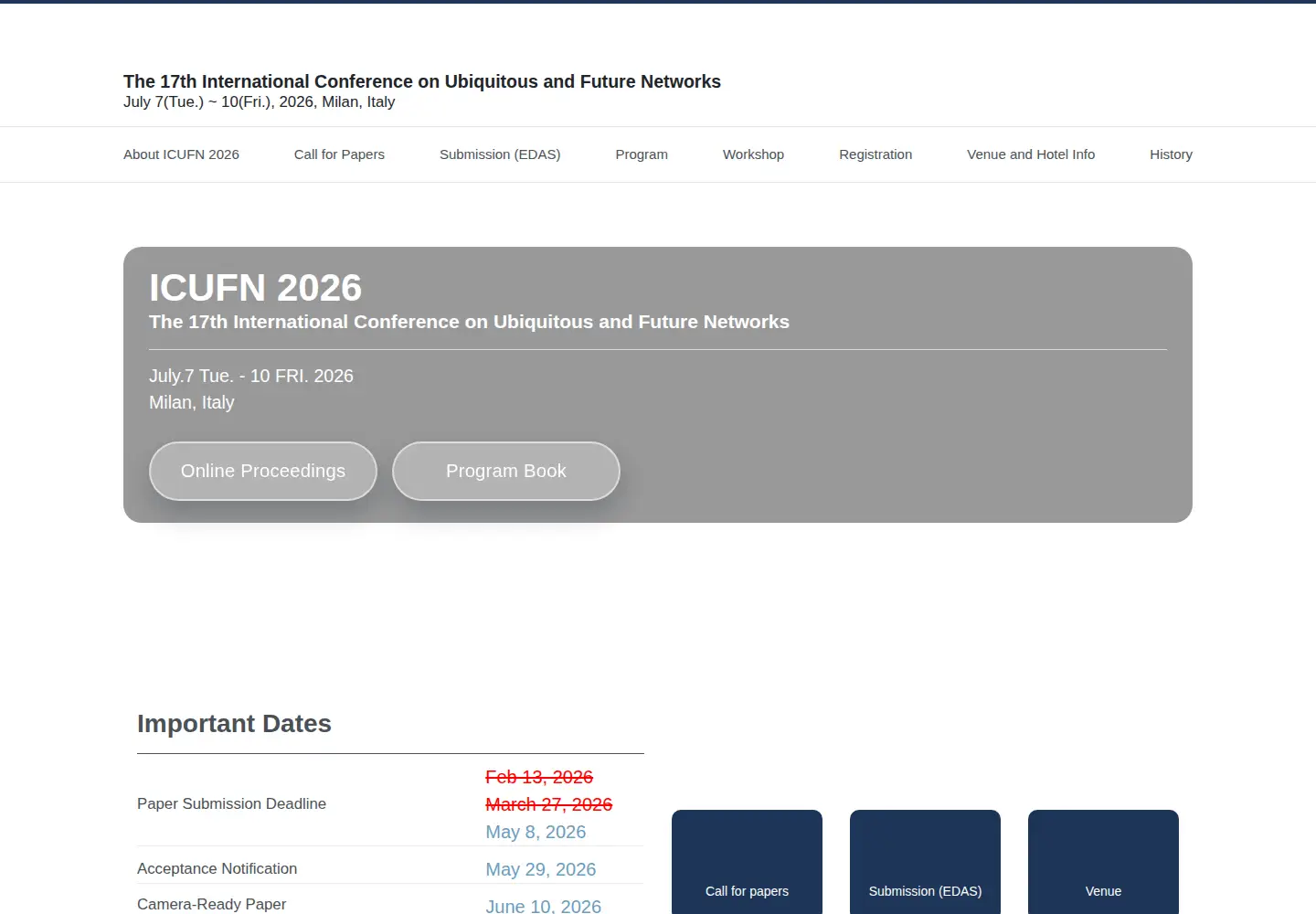 Screenshot of icufn.org