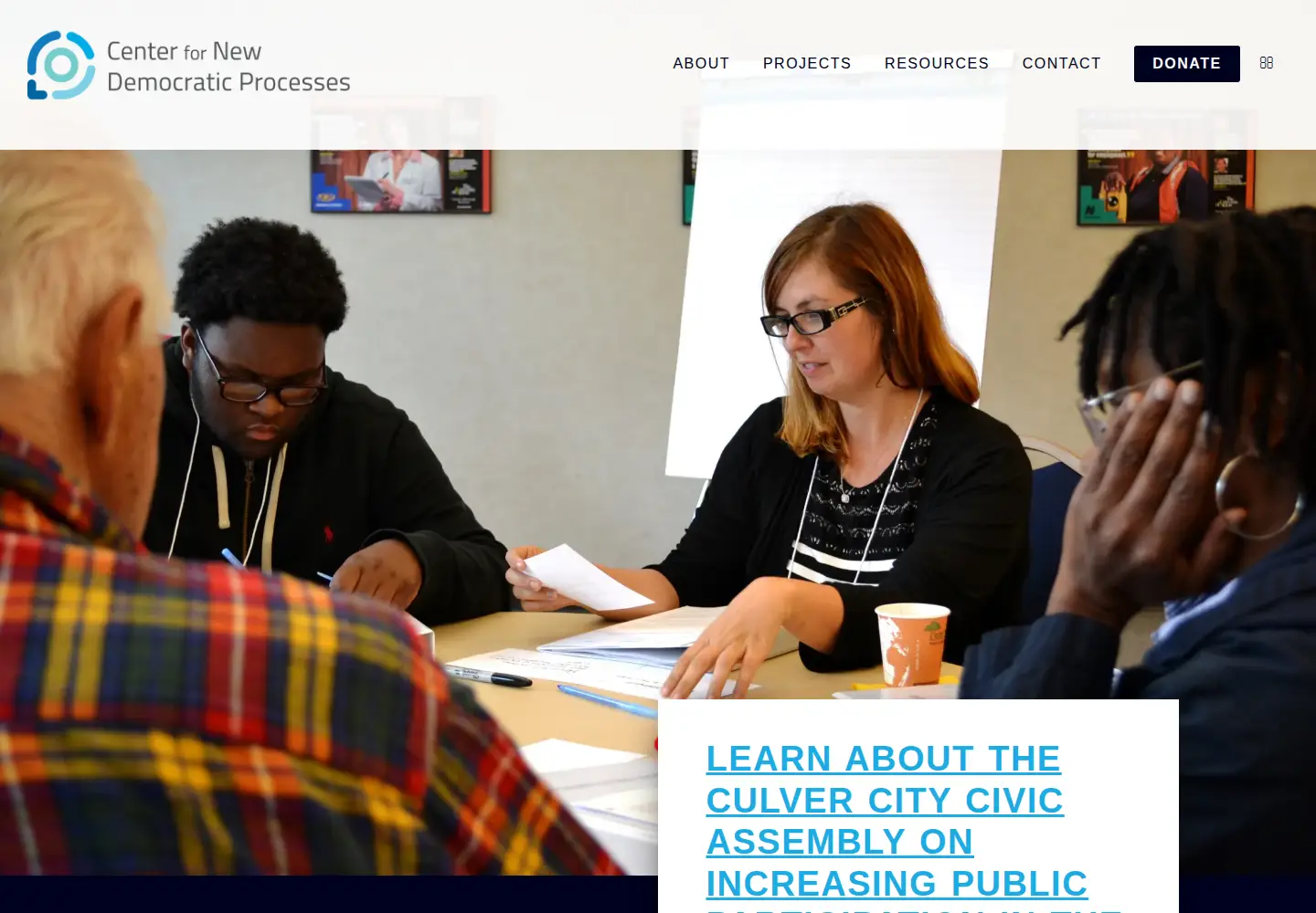 Screenshot of jefferson-center.org