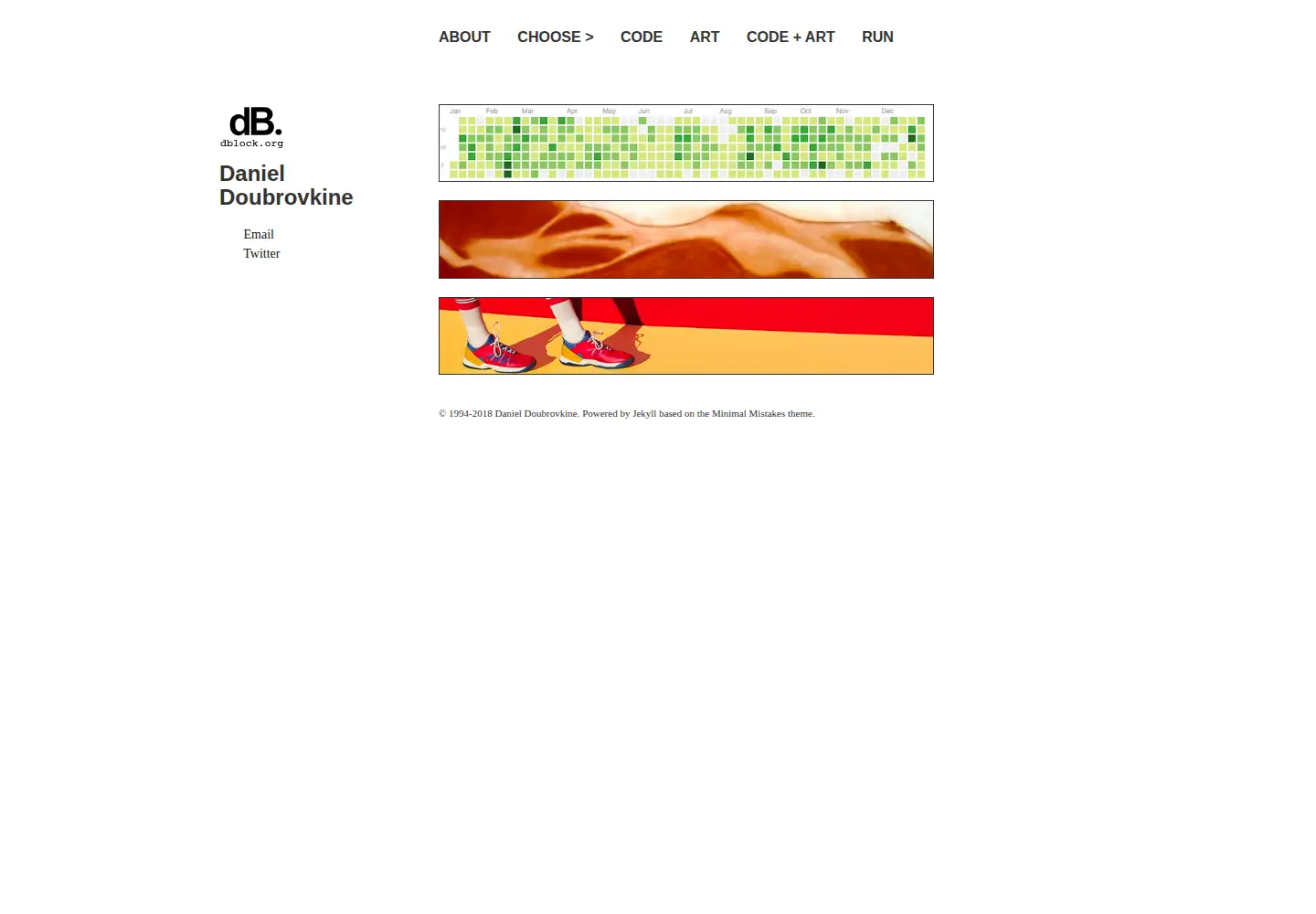 Captured homepage of dblock.org in the current scan