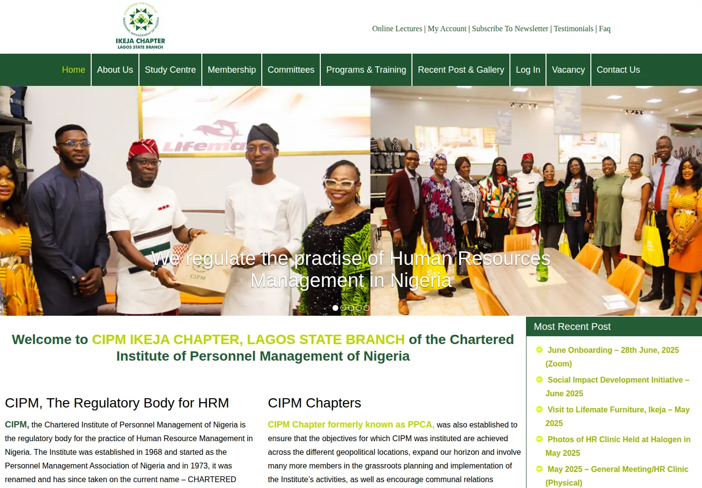 Screenshot of cipmikejachapter.org