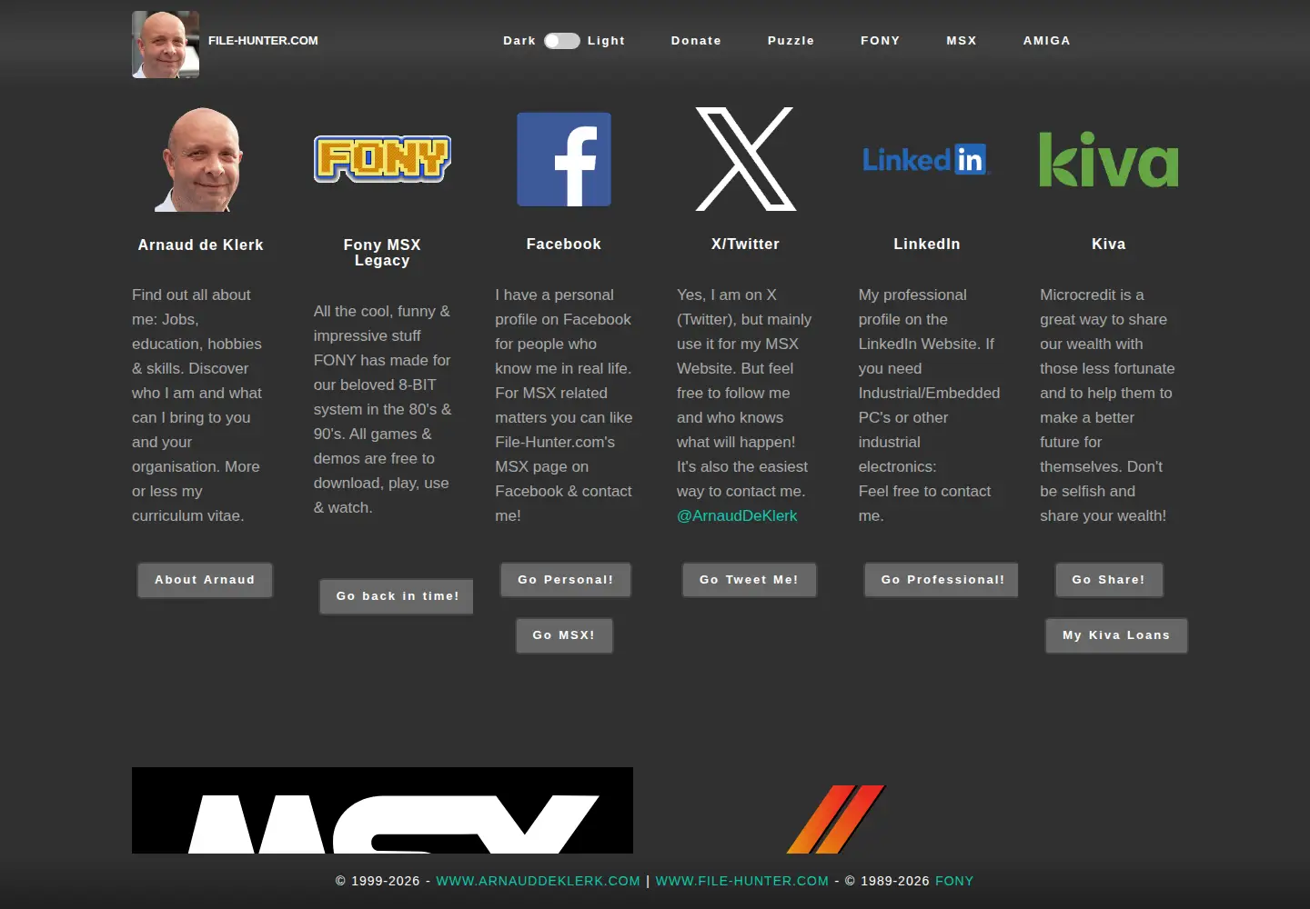 Screenshot of file-hunter.com