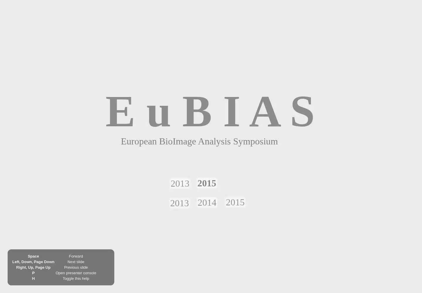 Screenshot of eubias.org