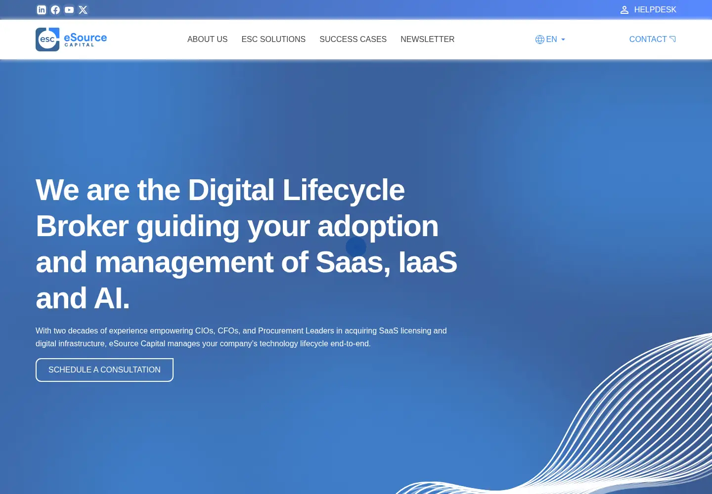 Screenshot of esourcecapital.com