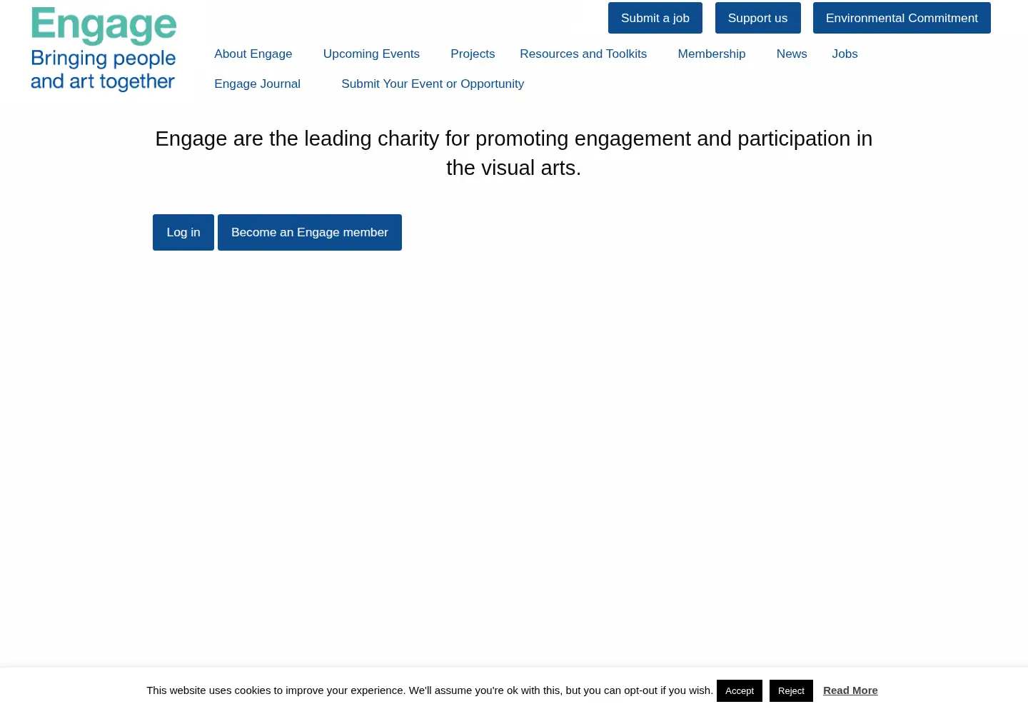Screenshot of engage.org
