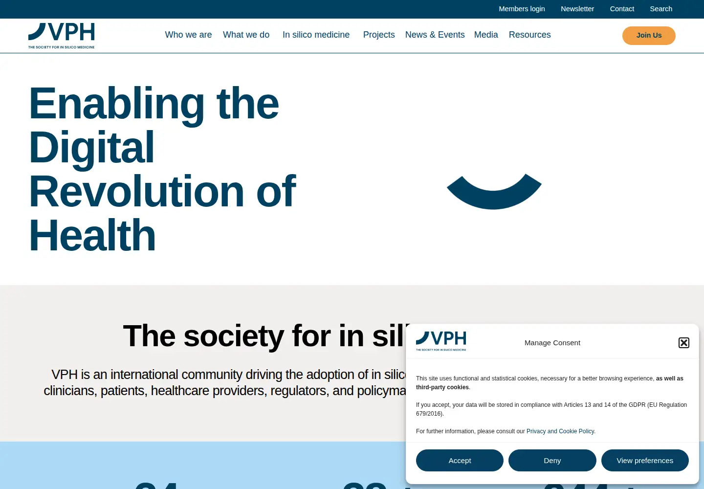 Screenshot of vph-institute.org