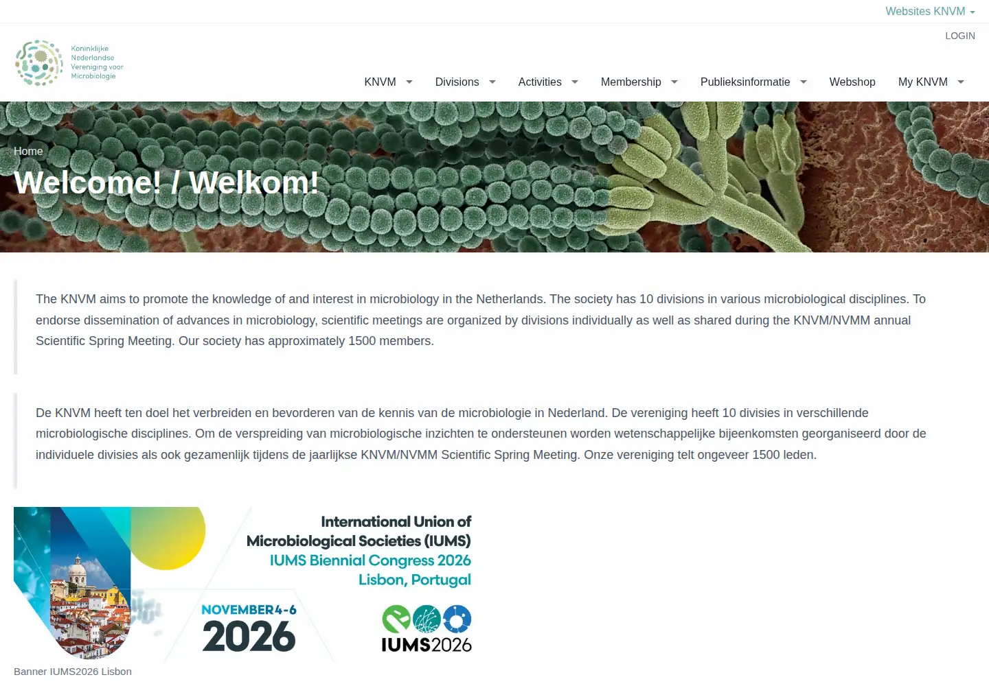 Screenshot of knvm.org