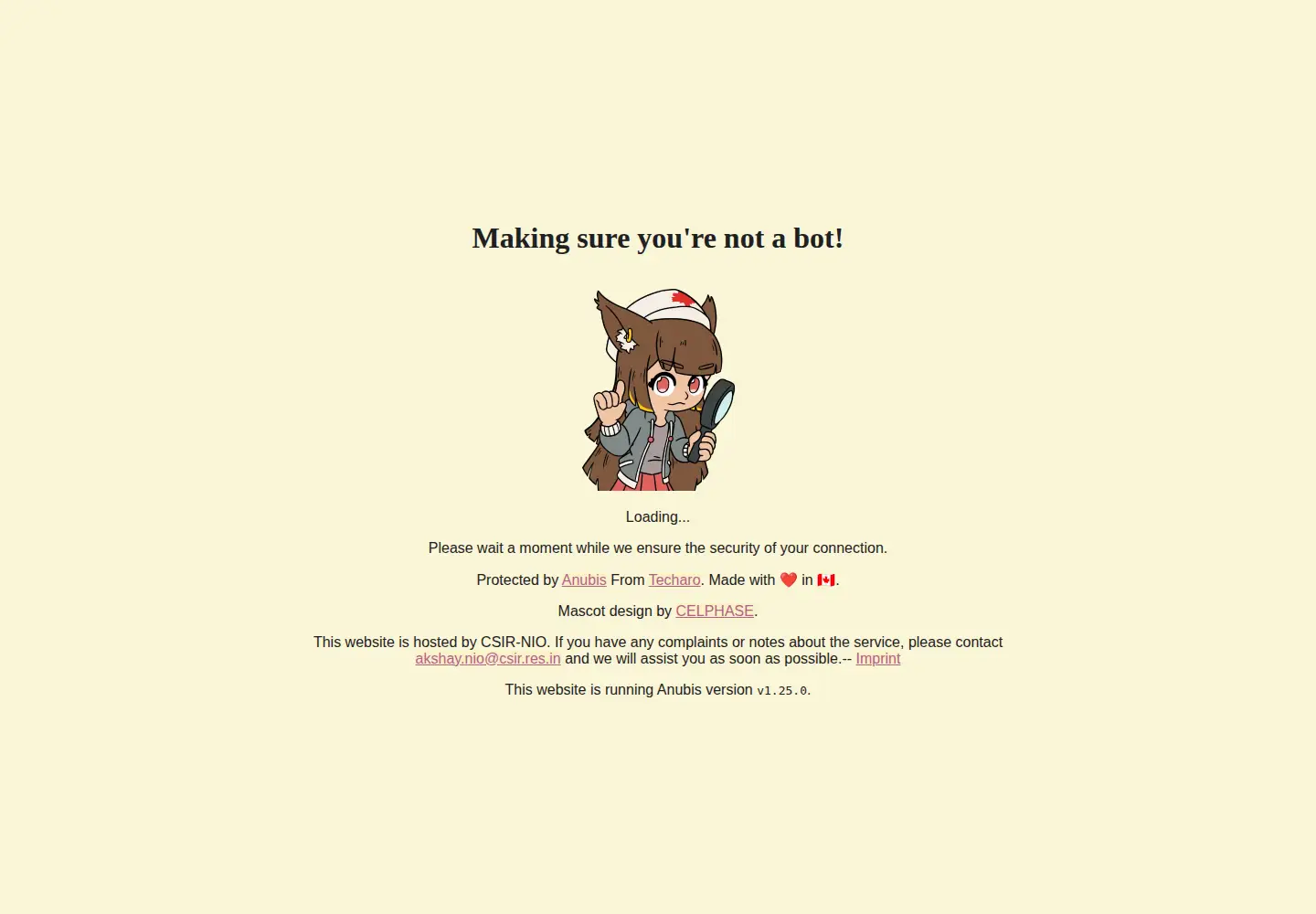 Screenshot of nio.res.in