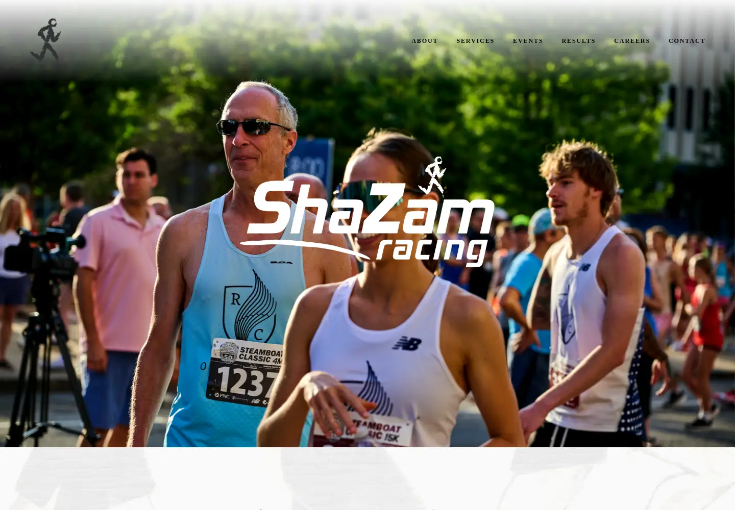 Screenshot of shazamracing.com