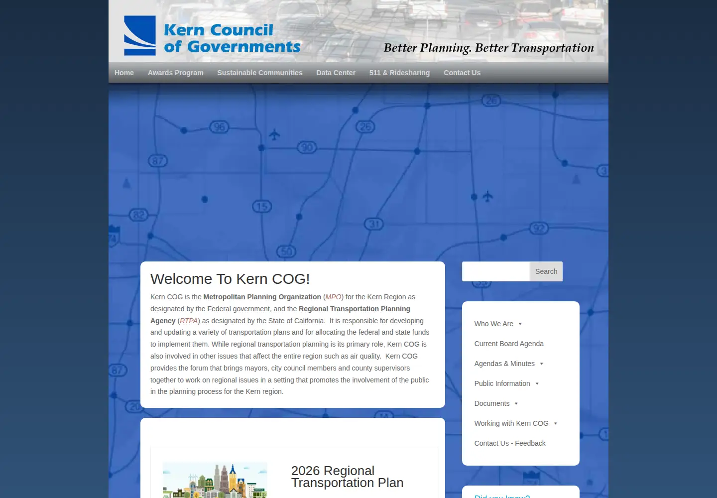 Screenshot of kerncog.org