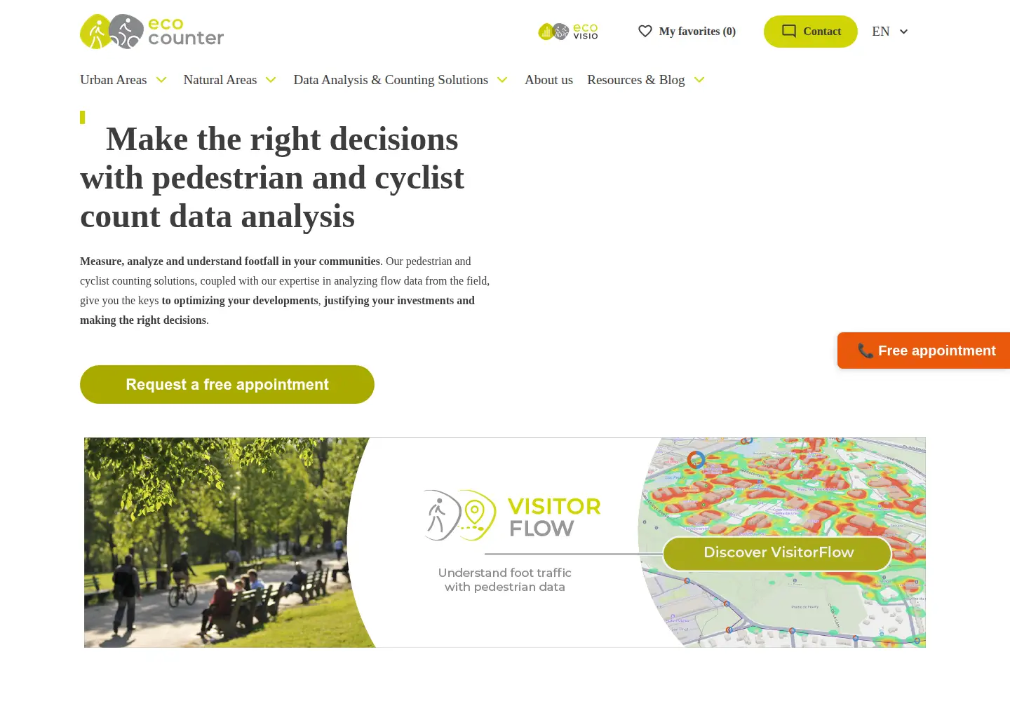 Screenshot of eco-counter.com