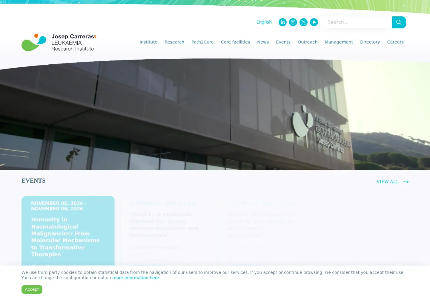 Screenshot of carrerasresearch.org