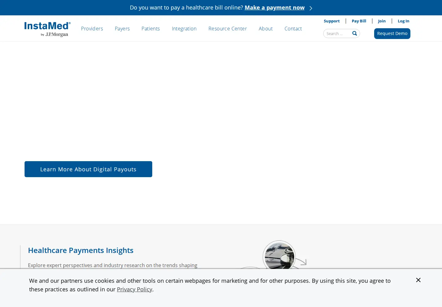 Screenshot of instamed.com