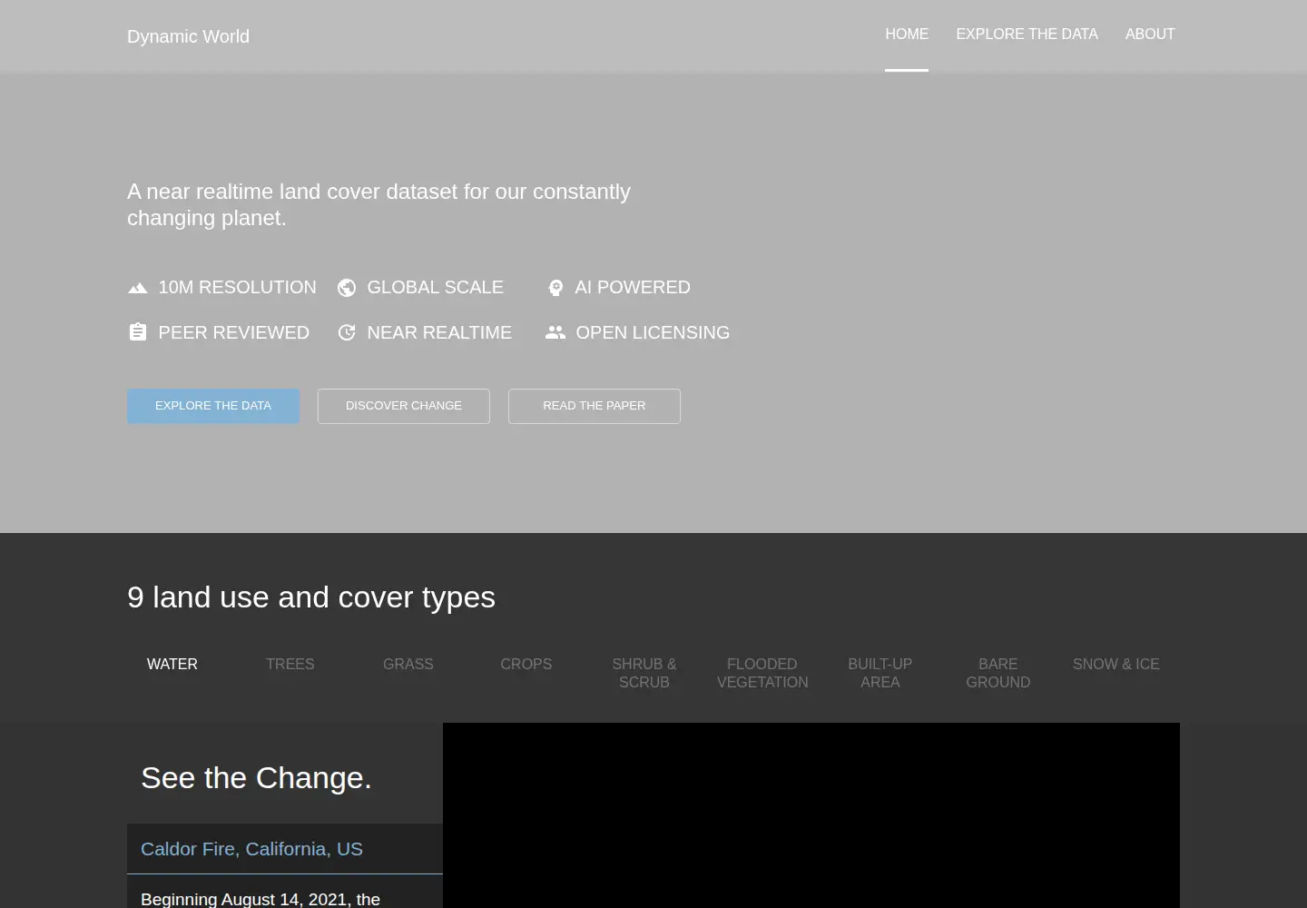 Screenshot of dynamicworld.app