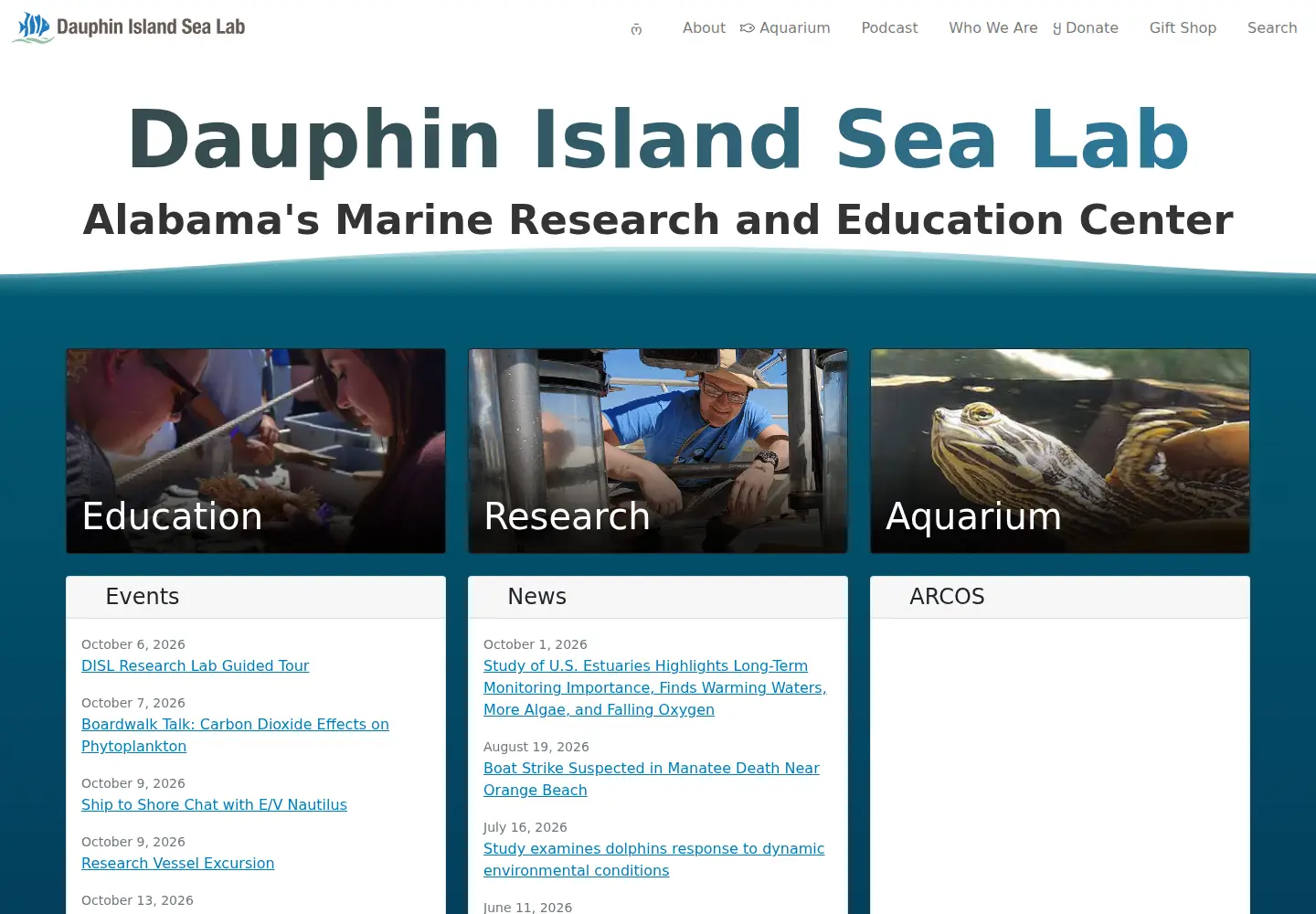 Screenshot of disl.edu