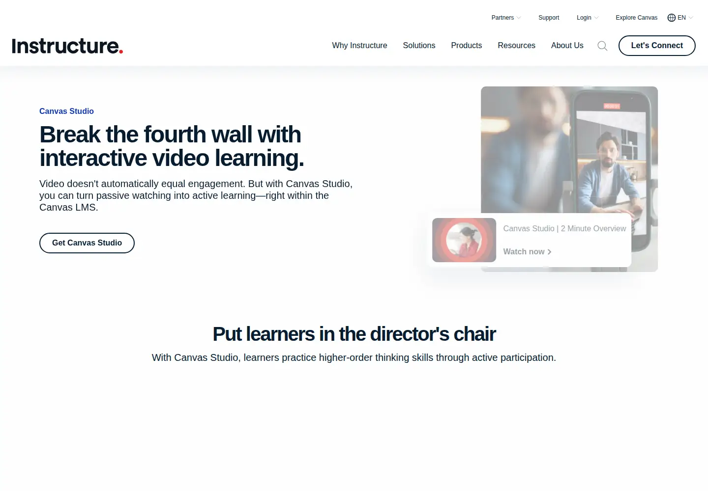 Screenshot of instructuremedia.com