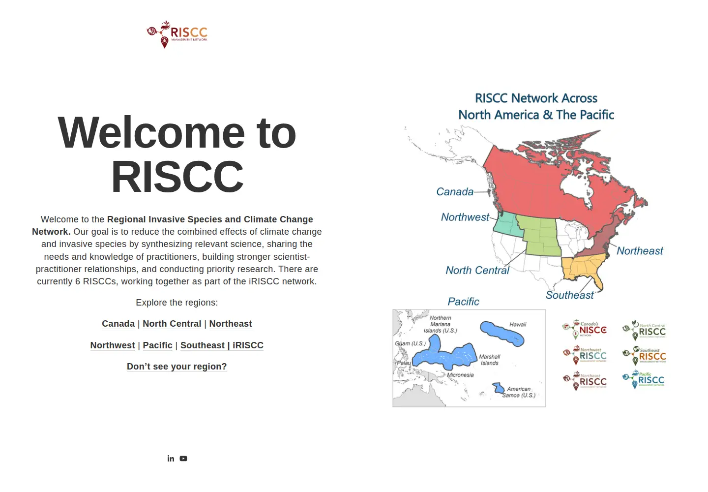 Screenshot of risccnetwork.org