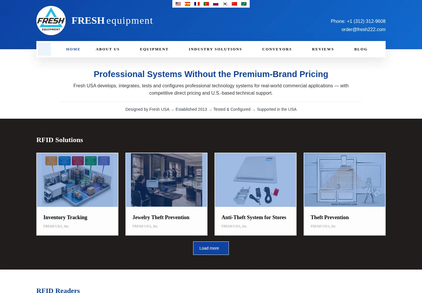 Screenshot of fresh222.com