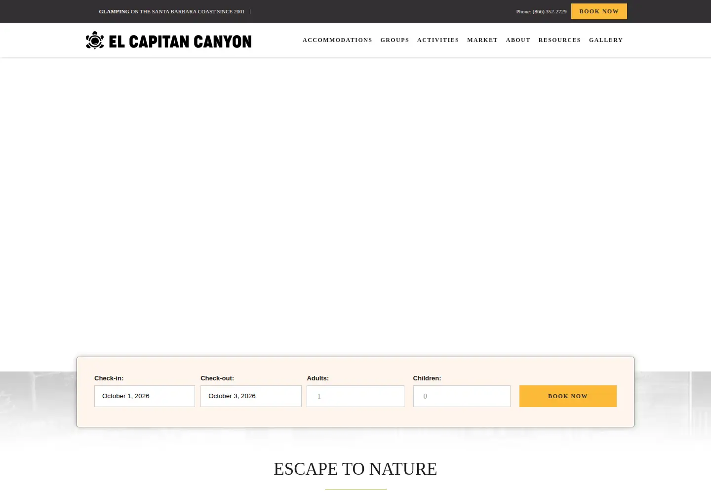 Screenshot of elcapitancanyon.com