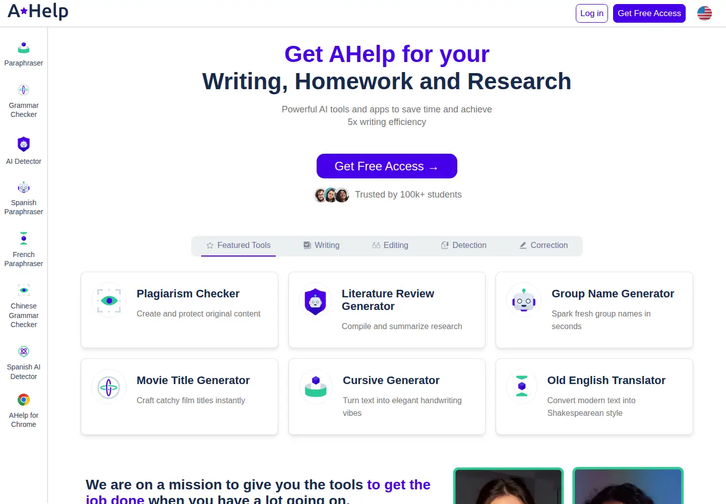 Screenshot of ahelp.com