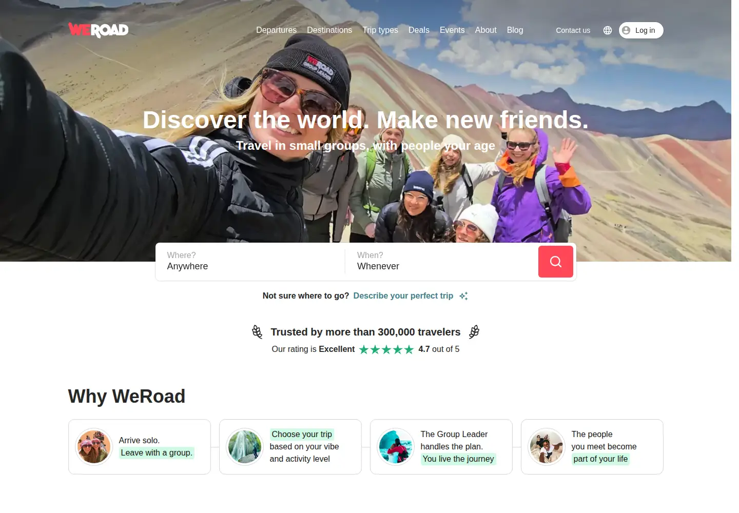Screenshot of weroad.com