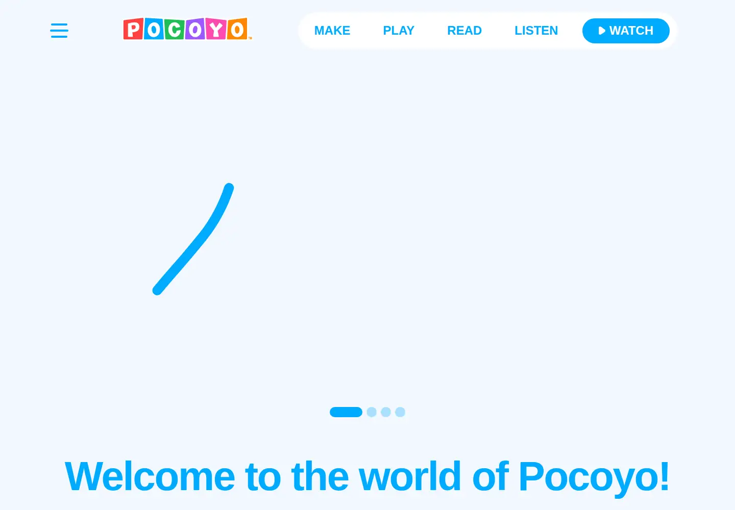 Screenshot of pocoyo.com