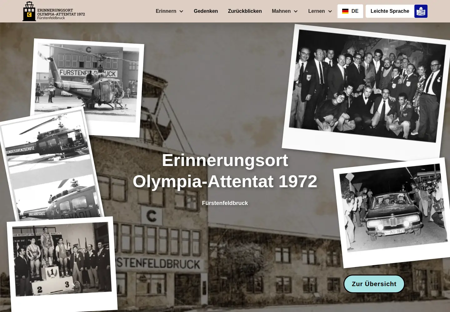 Screenshot of erinnerungsort-fuerstenfeldbruck1972.de