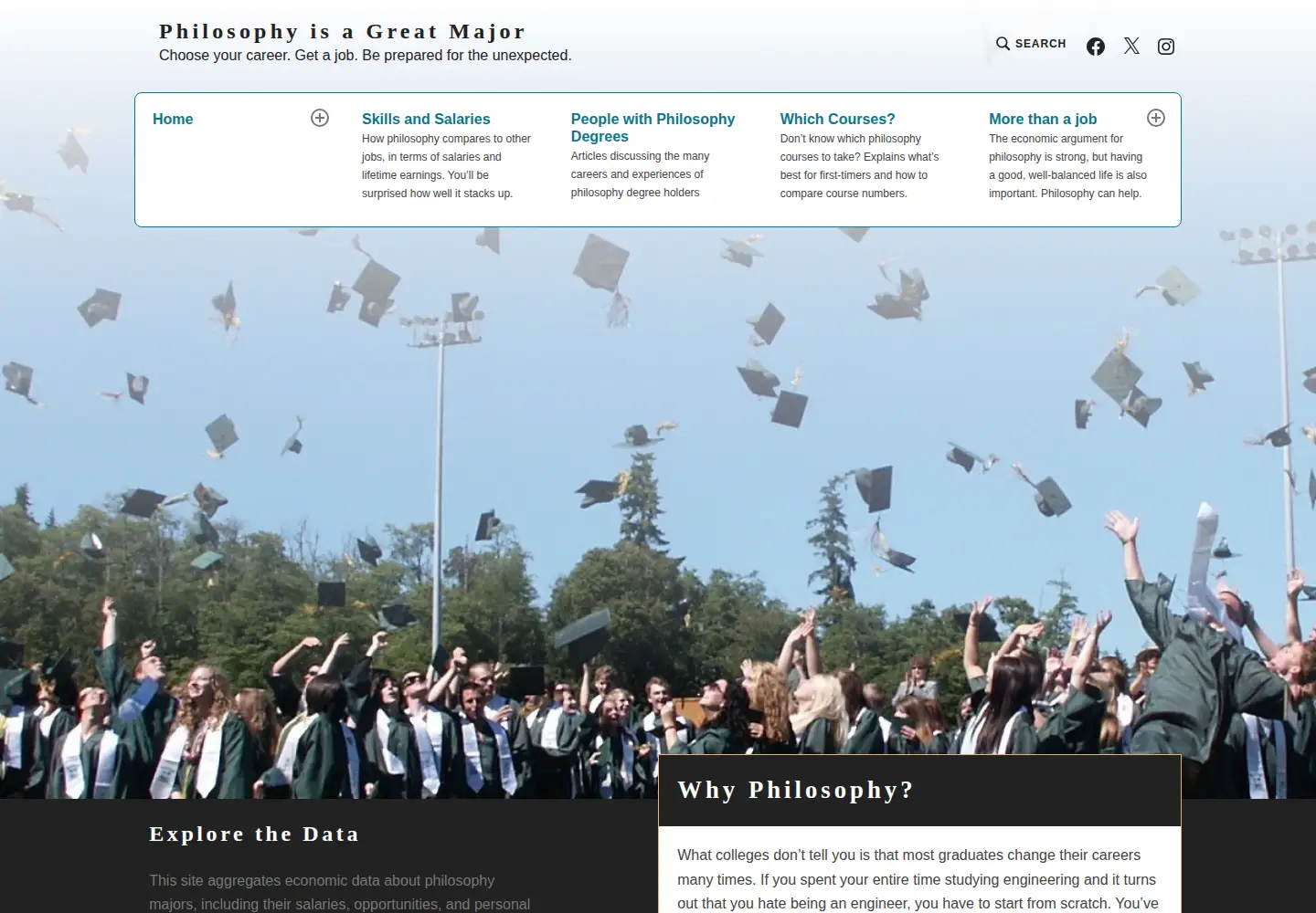 Screenshot of philosophyisagreatmajor.com