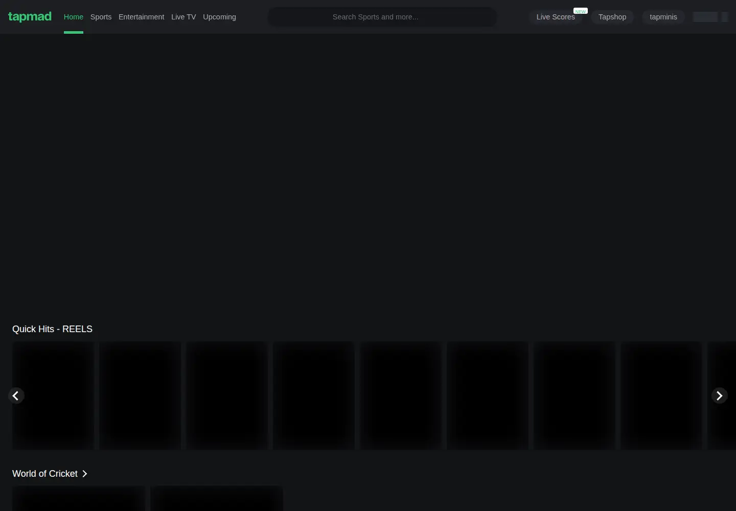 Screenshot of tapmad.com