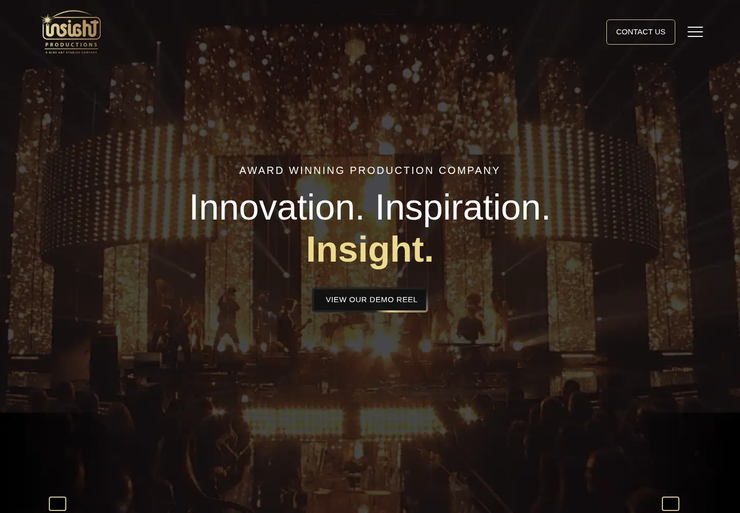 Captured homepage of insighttv.com in the current scan