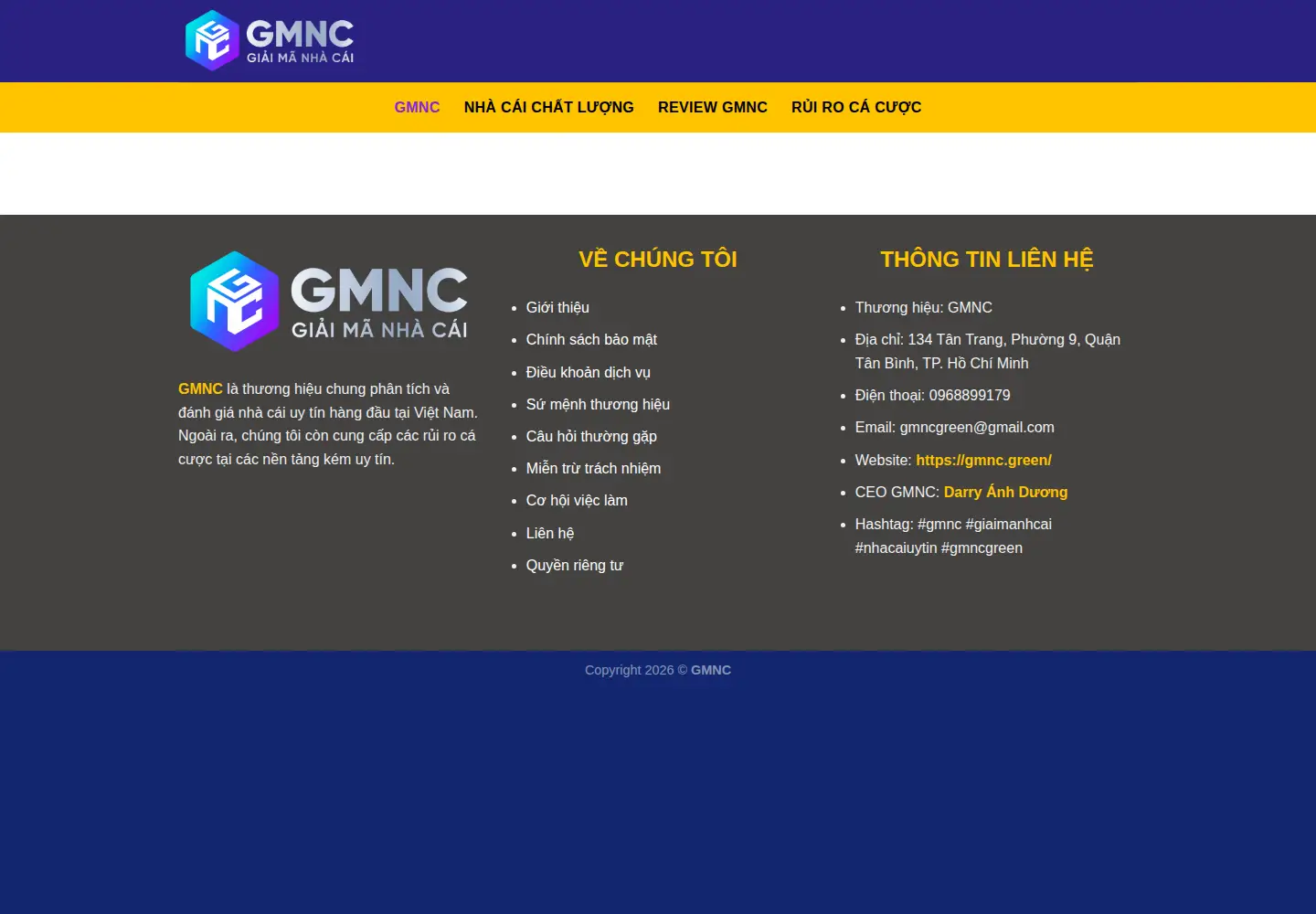Screenshot of gmnc.green