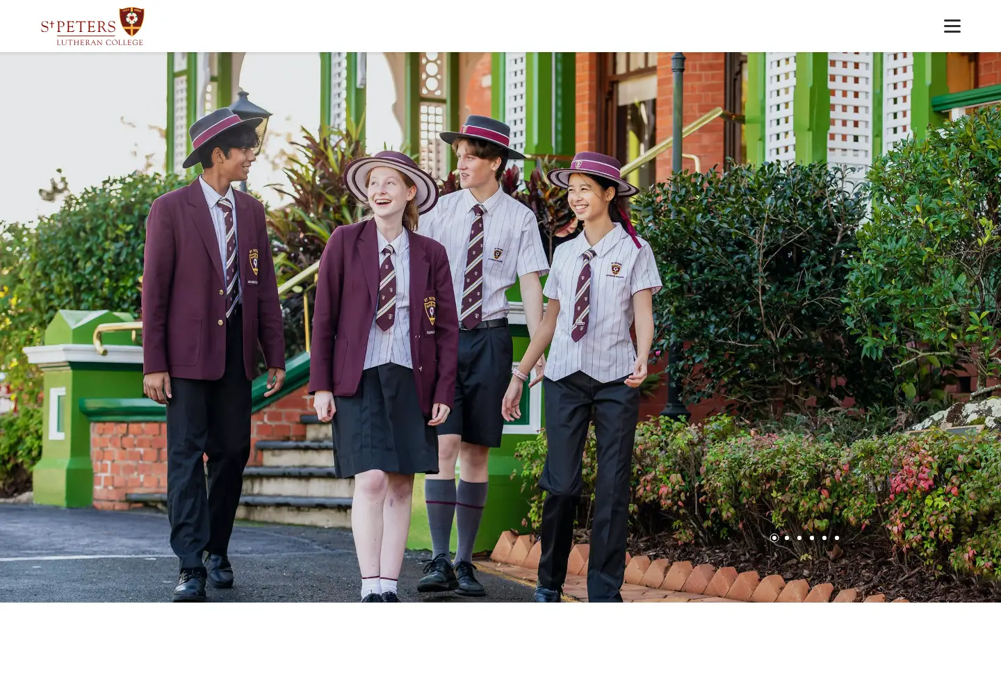 Screenshot of stpeters.qld.edu.au