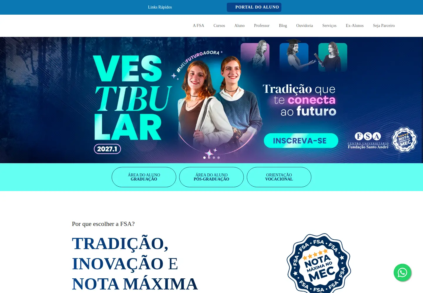Screenshot of fsa.br