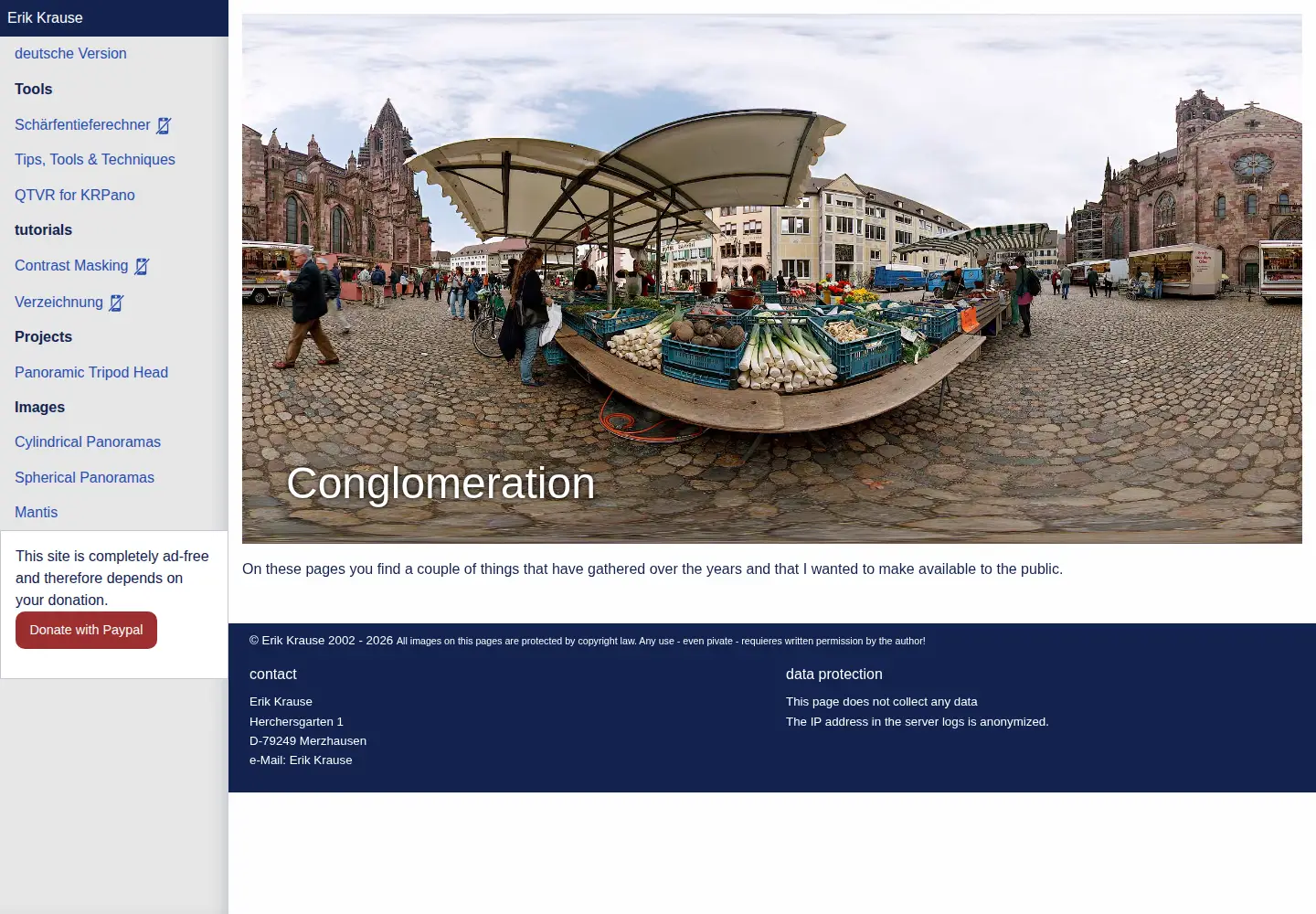 Screenshot of erik-krause.de