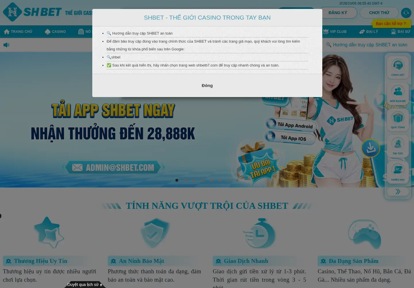 Screenshot of shbet800.com