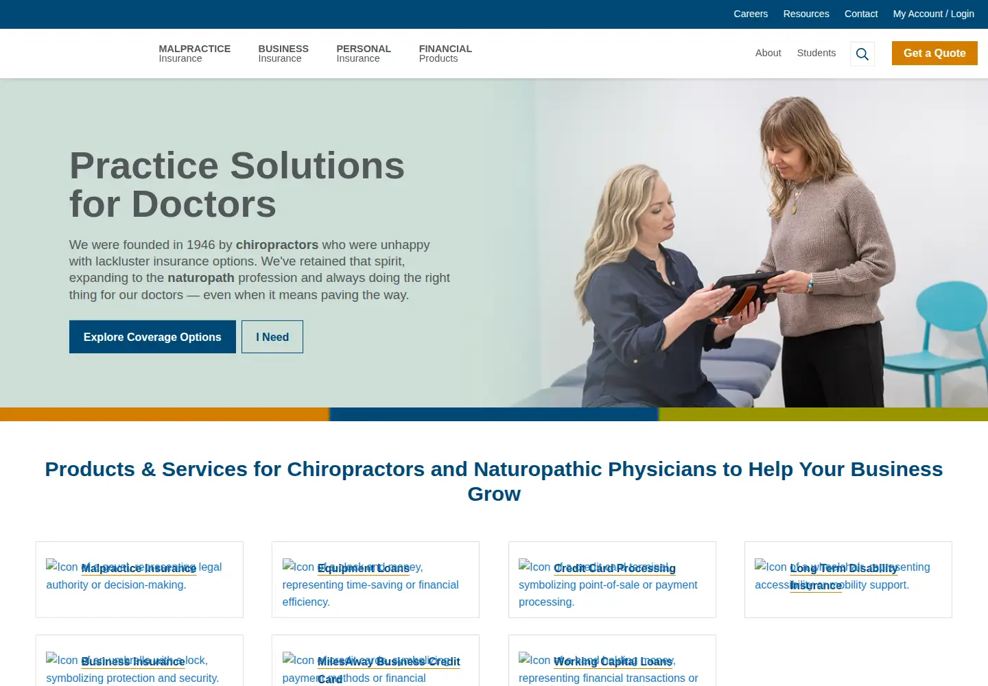 Screenshot of ncmic.com