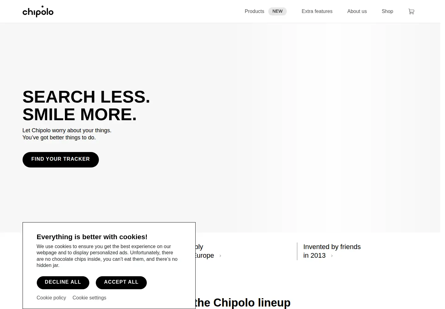 Screenshot of chipolo.net