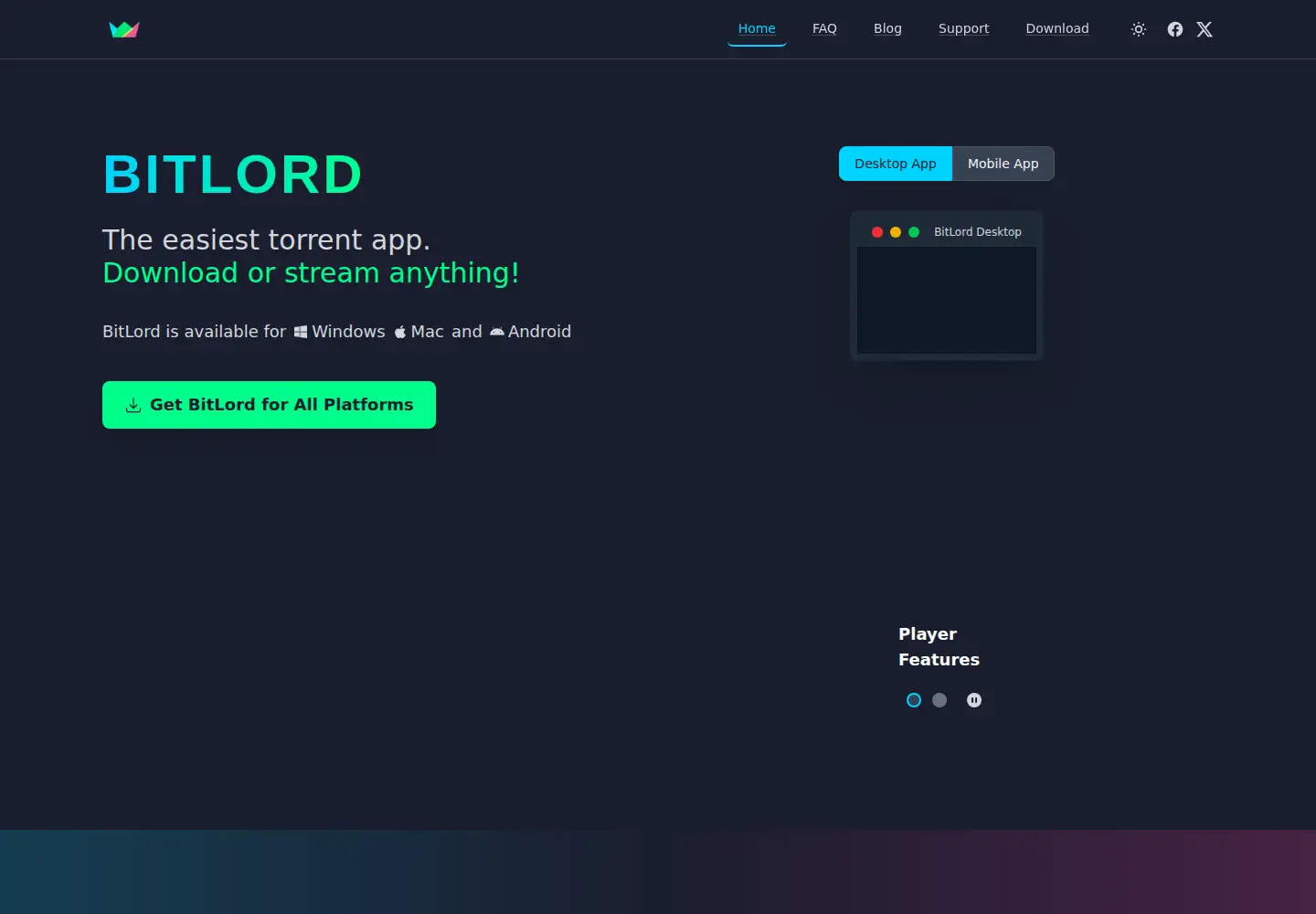 Screenshot of bitlord.com